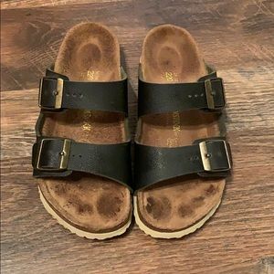Birkenstock Brown Leather Kids